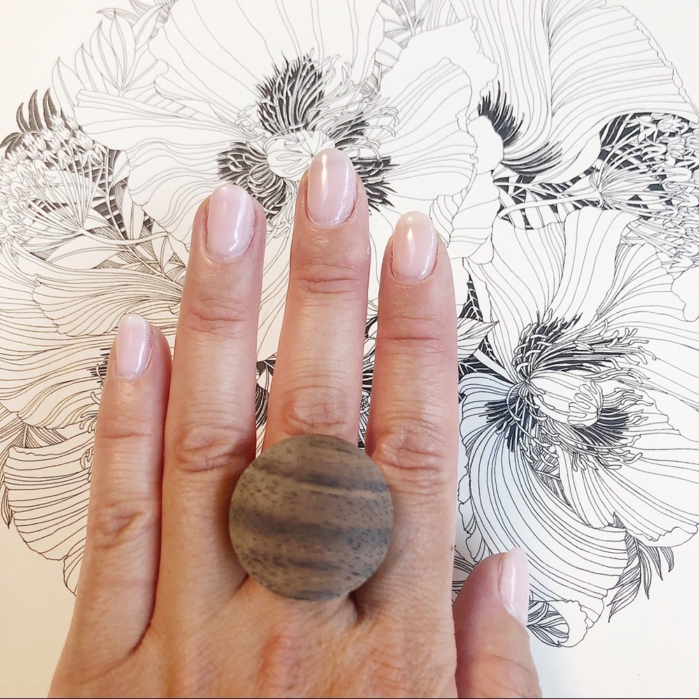 Wooden Statement Ring